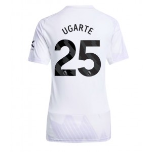 Fotbalové Dres Manchester United Manuel Ugarte #25 Dámské Venkovní Oblečení 2025-26 Krátký Rukáv